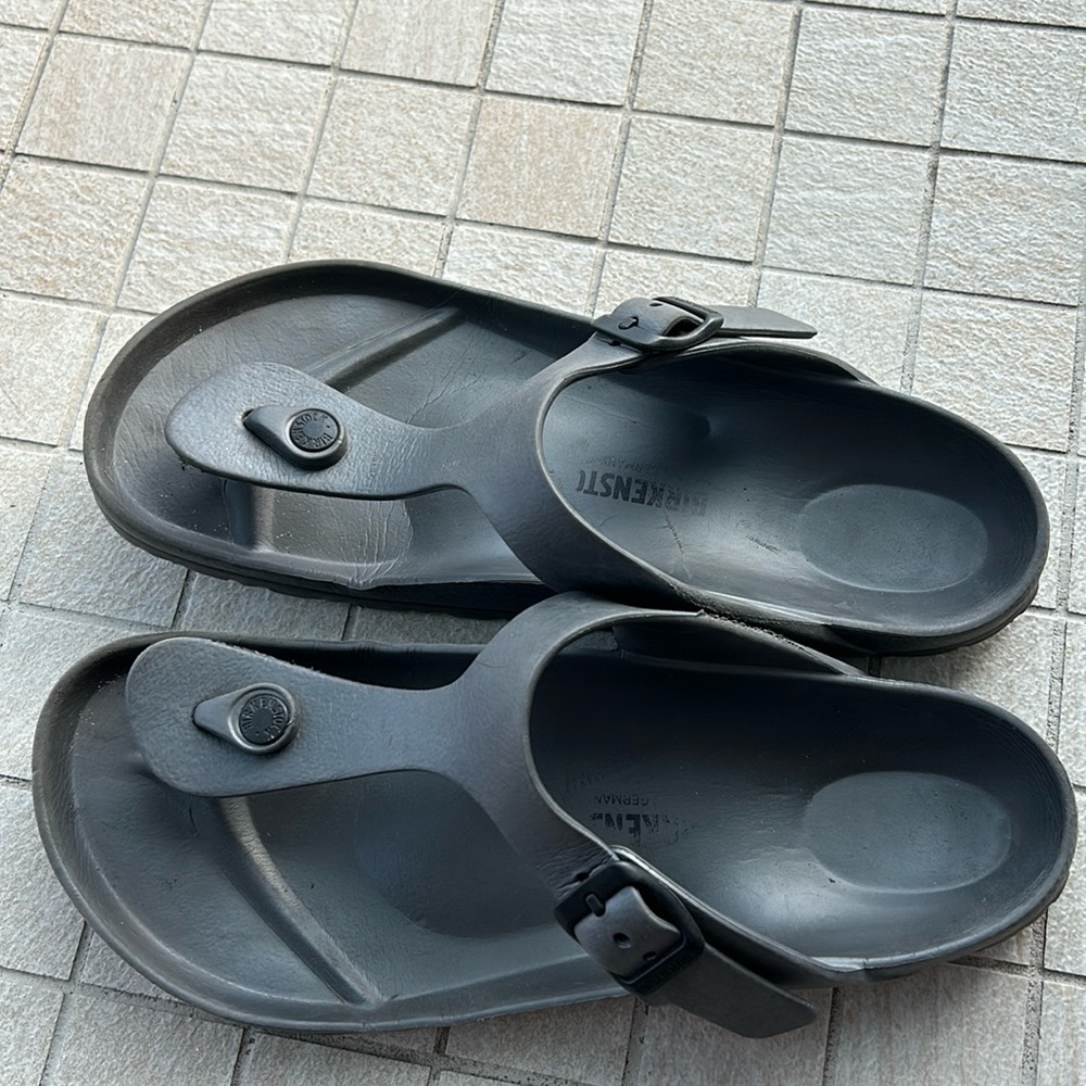 Birkenstock EVA grey sandals